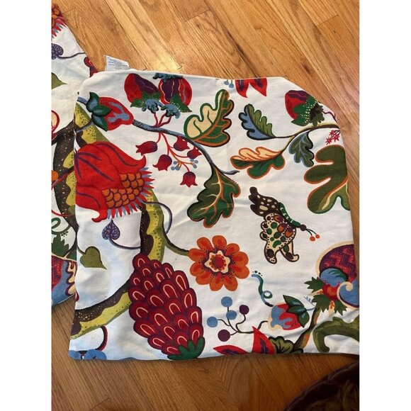 (2) Pottery Barn Serafina print 20” sham COVERS. no inserts. - Picture 2 of 5